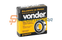 Rolamento Rígido de Esferas VONDER 6201-2RS