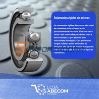 Rolamento Rígido de Esferas SKF 6003