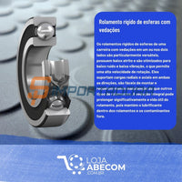 Rolamento Rígido de Esferas SKF 6202-2RSLTN9/C3VT162