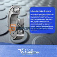 Rolamento Rígido de Esferas SKF 6308-Z/C3