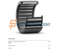 Rolamento Rolo de Agulhas SKF HK 1010 E