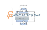 Rolamento Y UC 205-15 SKF