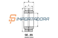 Rótula Radial IKO GE 60 ES