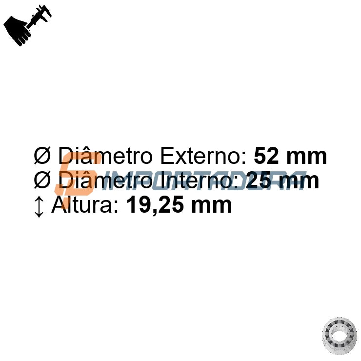 Rolamento Radial de Rolos Cônicos SKF 32205 BJ2/Q