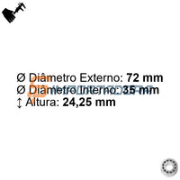 Rolamento Radial de Rolo Cônico SKF 32207