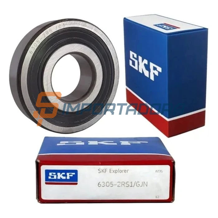 Rolamento Radial de Esferas SKF 6305-2RS1