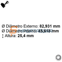 Rolamento de Rolo Cônico SKF 25590/2/25520/2/Q