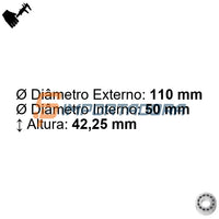 Rolamento Radial de Rolo Cônico SKF 32310 A