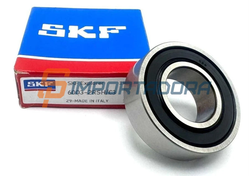Rolamento Radial de Esferas SKF 6003-2RSH/C3