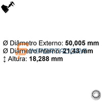 Rolamento Radial de Rolo Cônico SKF M 12649/610/VA983