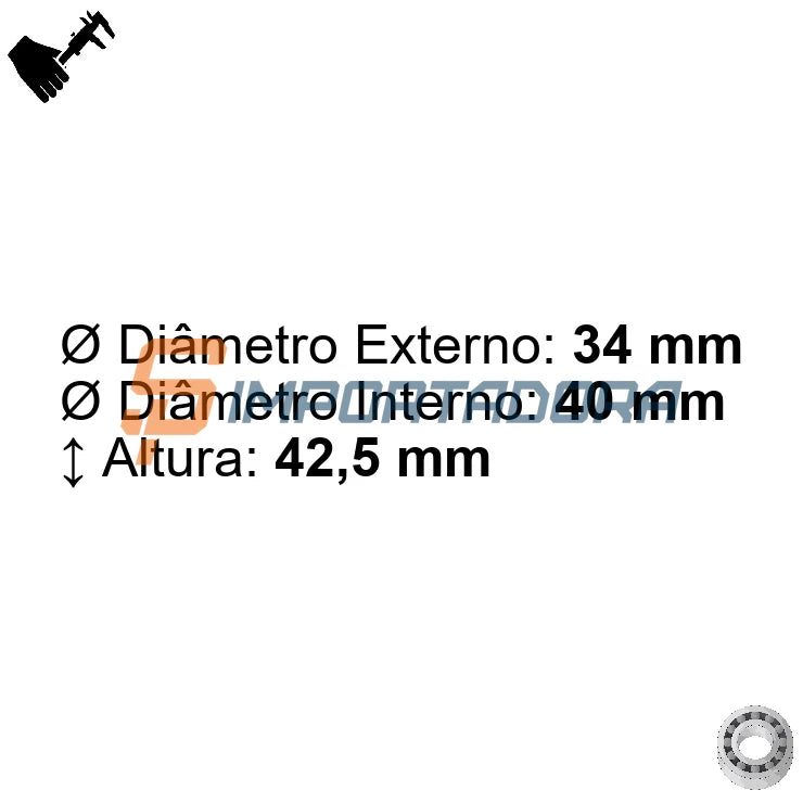 Rolamento Radial de Rolos Cônicos SNR 32218A