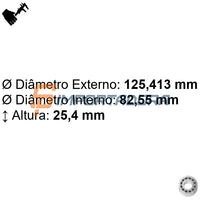 Rolamento Radial de Rolo Cônico TIMKEN 27687/27620