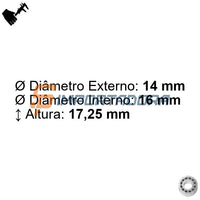 Rolamento Radial de Rolo Cônico TIMKEN 30206