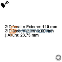 Rolamento Radial de Rolo Cônico TIMKEN 30212