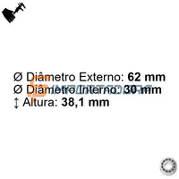 Rolamento Radial de Esferas TIMKEN UC206